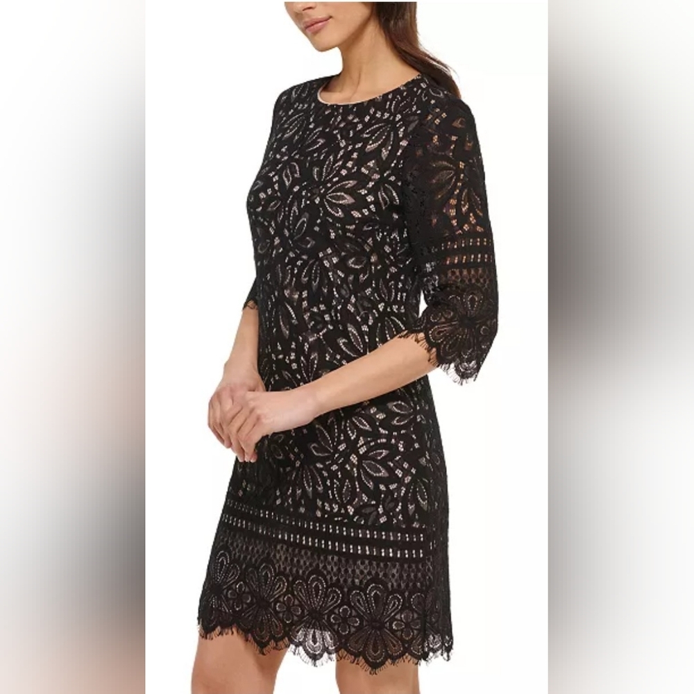 NWT! Kensie Black Lace Dress